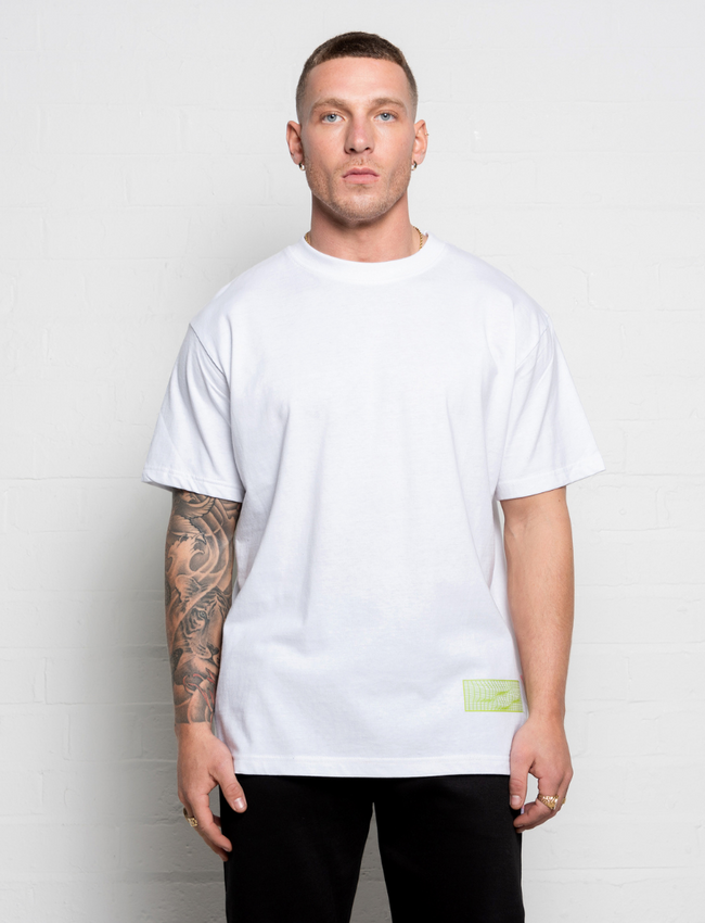 304 Mens Space White T-Shirt (oversized)