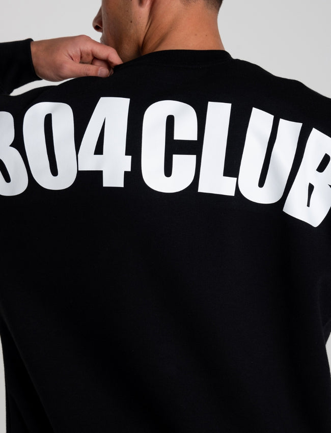 304 Mens Club Black Crew