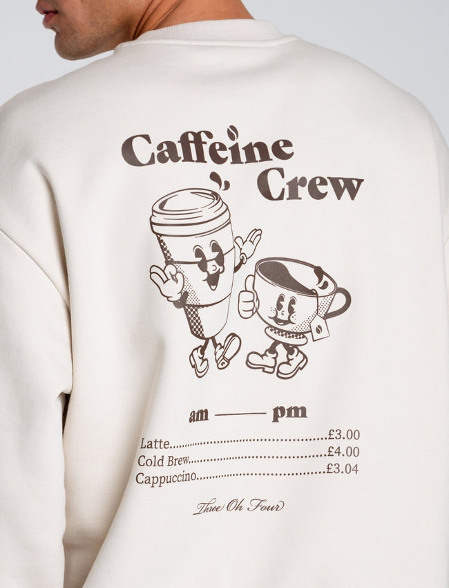 304 Mens Caffeine Crew Vanilla Crew