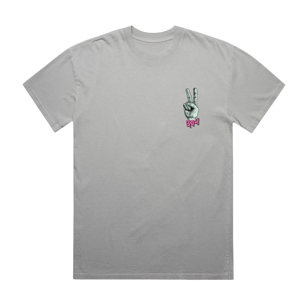 Give Peace a Pop Heavy Faded T-Shirt Storm