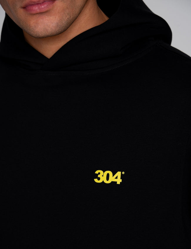 304 Mens Vital Hood Black