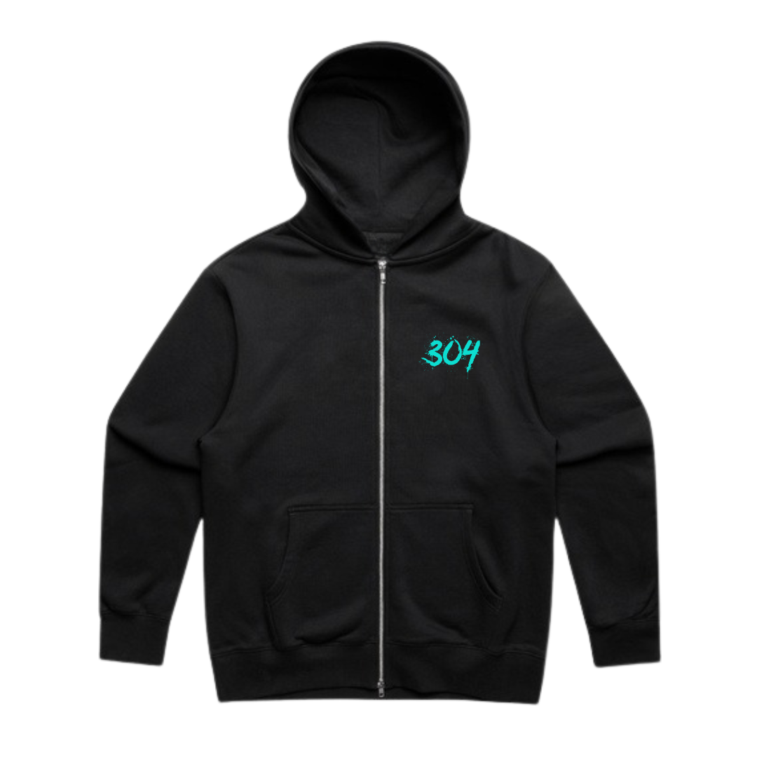 Don't Quit Before Trying Heavy Zip Hood Black