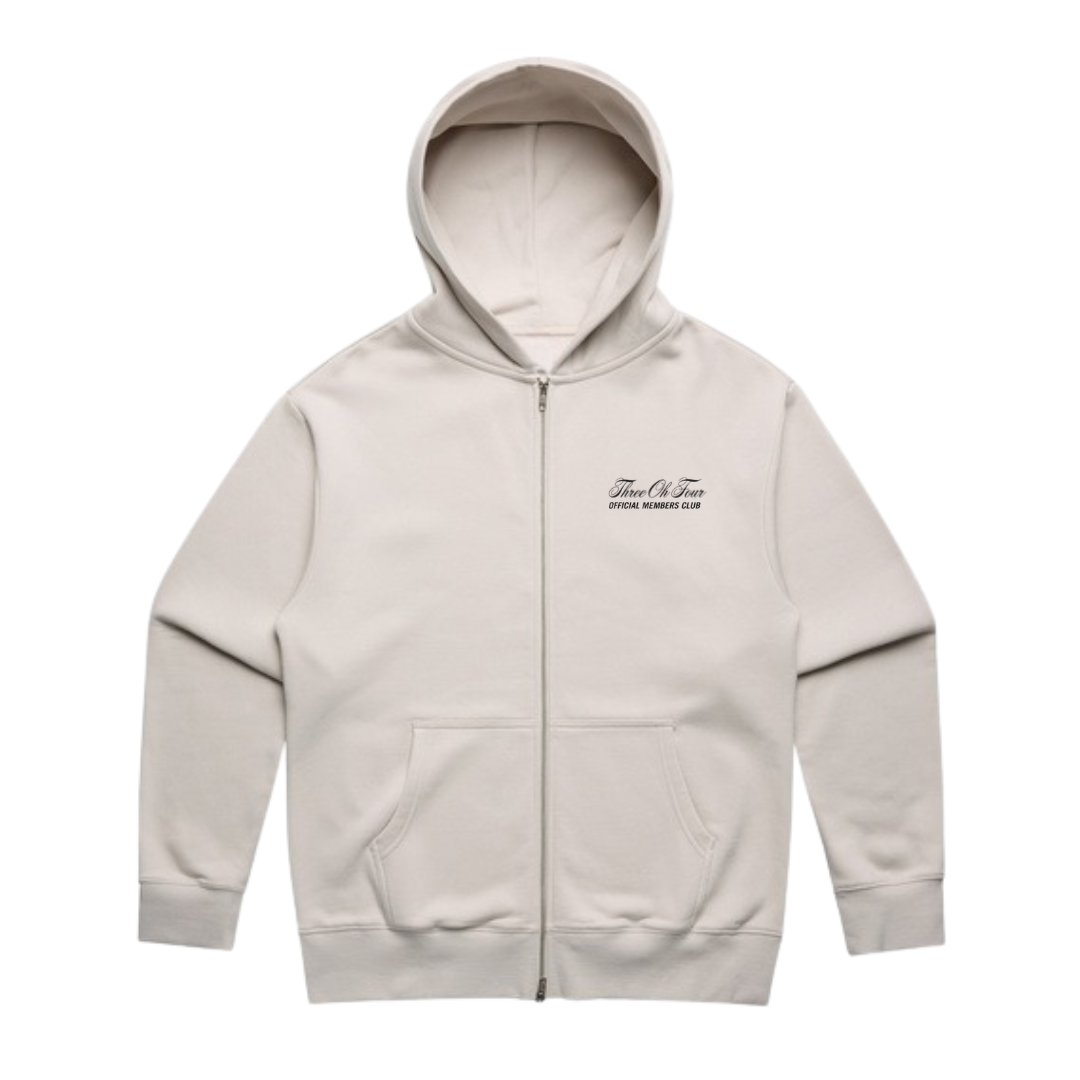Miami Heavy Zip Hood Bone