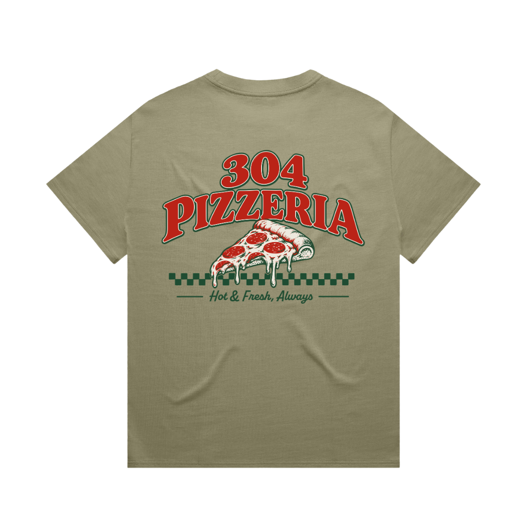 304 Pizzeria Heavy T-Shirt Eucalyptus
