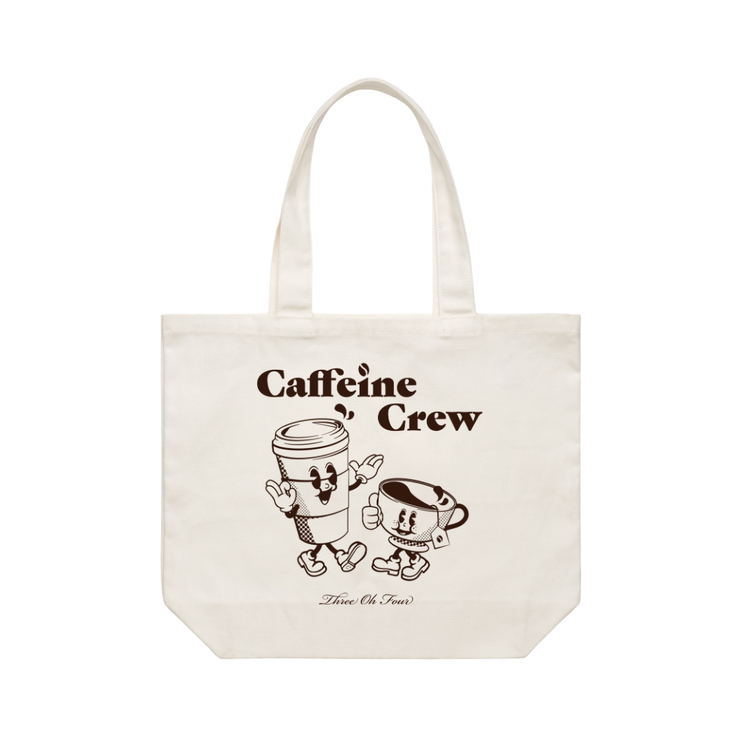 304 Caffeine Crew Regular Tote Cream