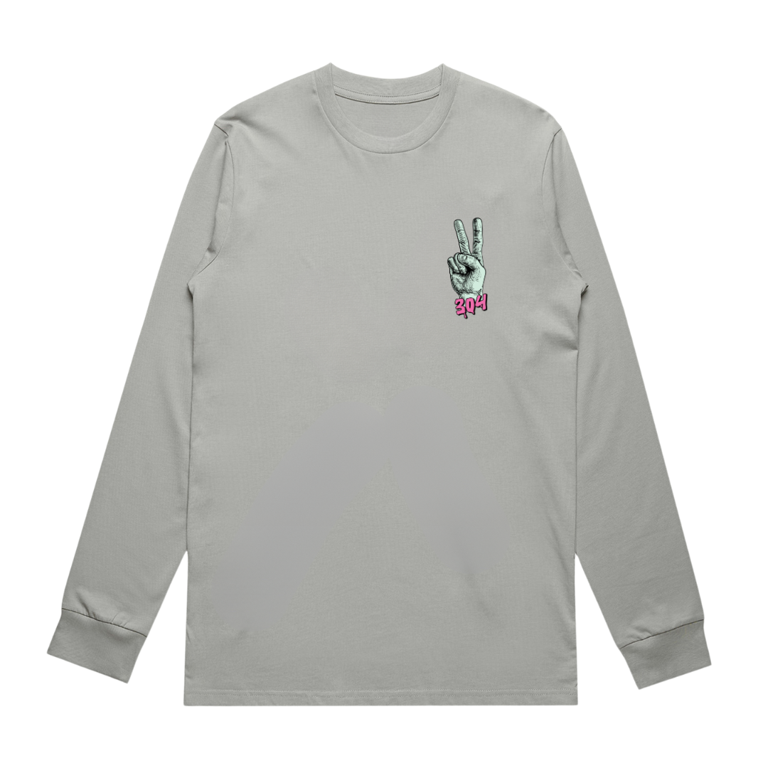 Give Peace a Pop Long Sleeve T-Shirt Storm