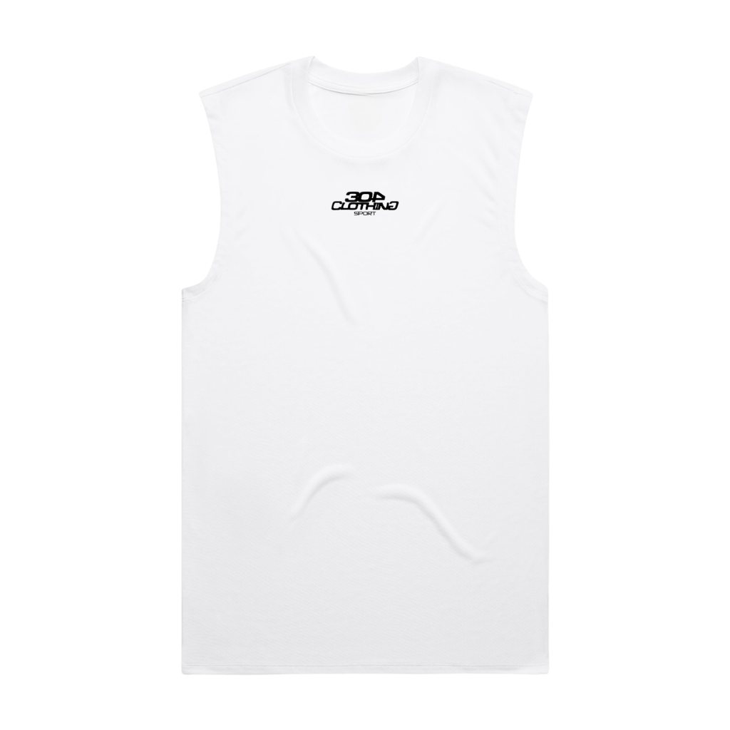 304 Sport Active Tank White