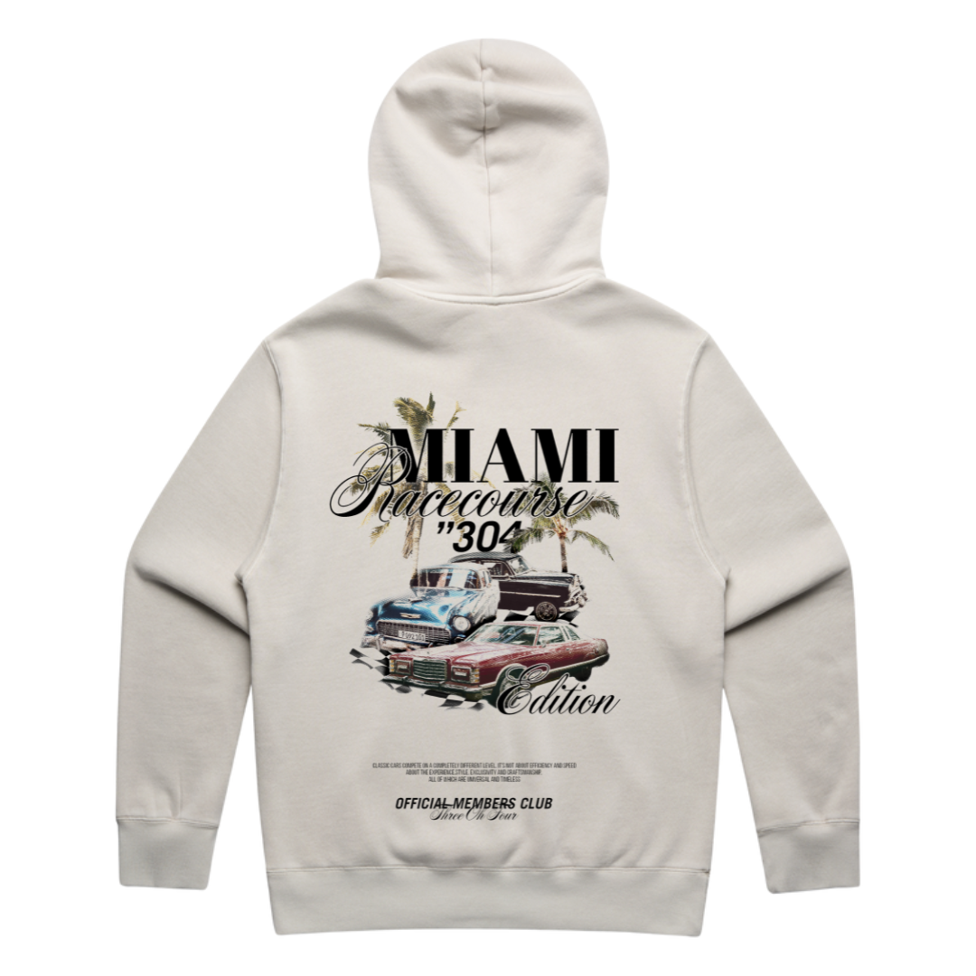 Miami Heavy Zip Hood Bone