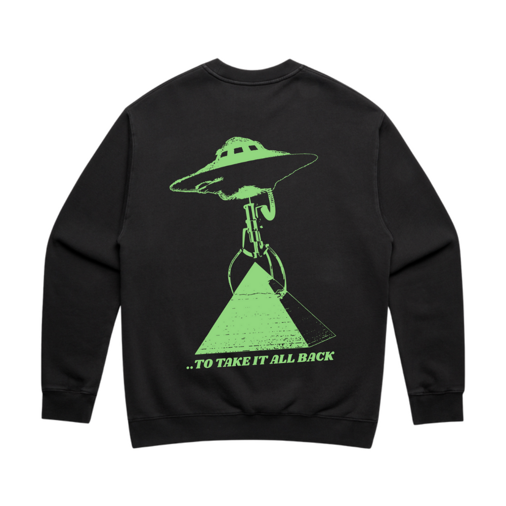 UFO Sweater Faded Black