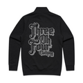 304 Vintage Half Zip Black
