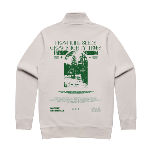 Nature Essentials Half Zip Bone