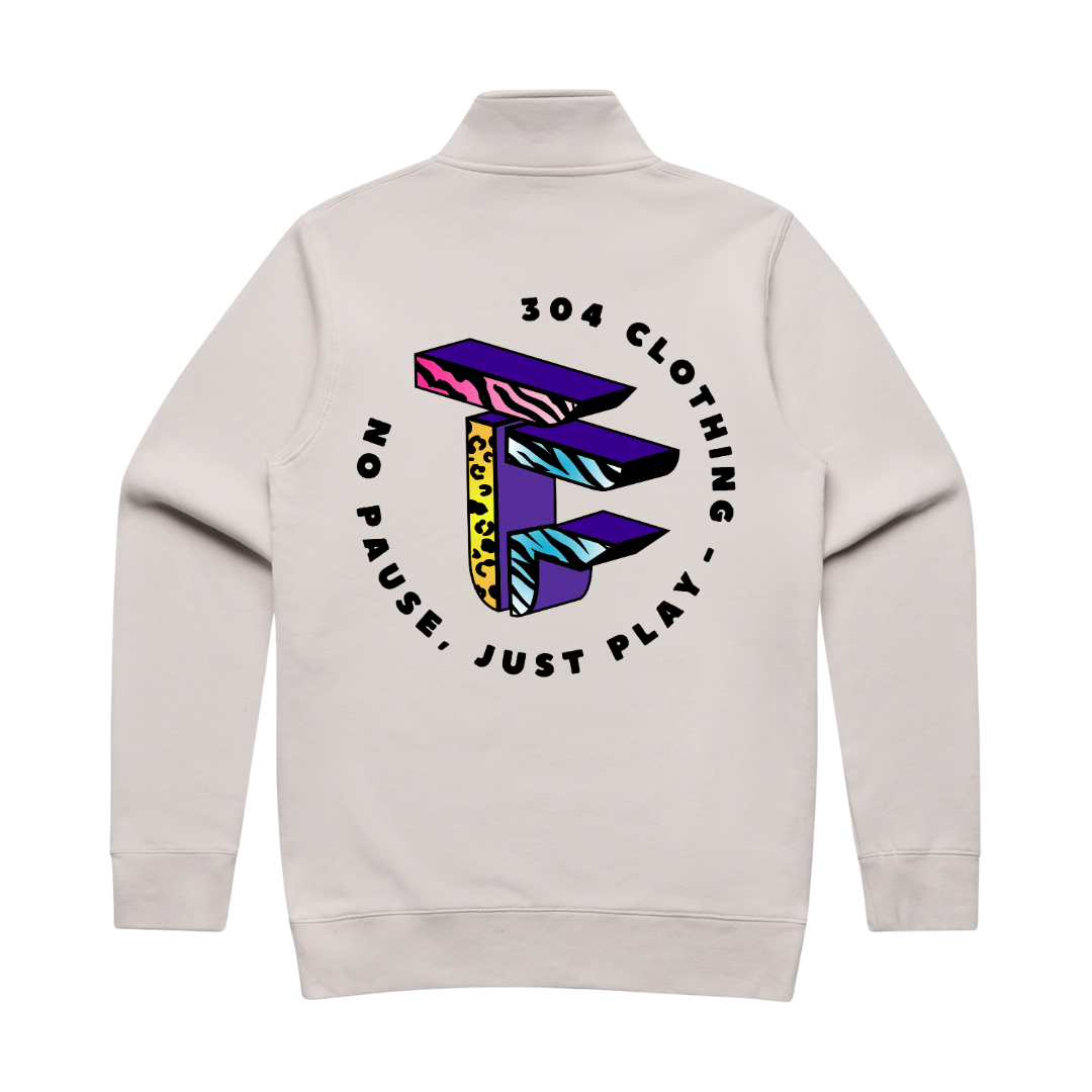 TOF Animal Style Half Zip Bone