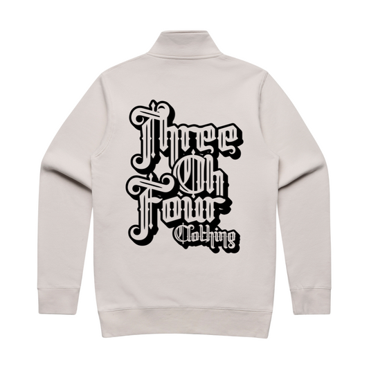 304 Vintage Half Zip Bone