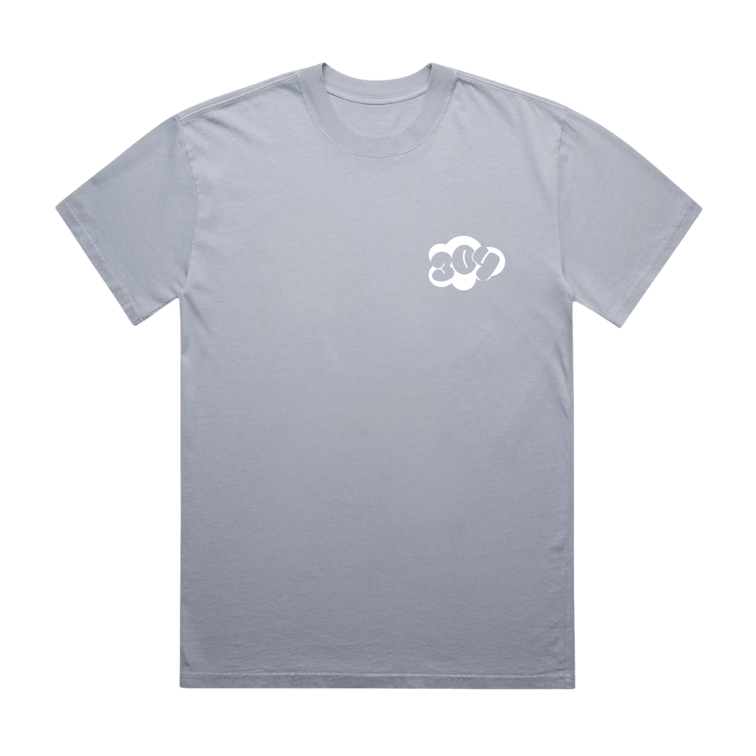 Head In The Clouds Heavy Faded T-Shirt Powder