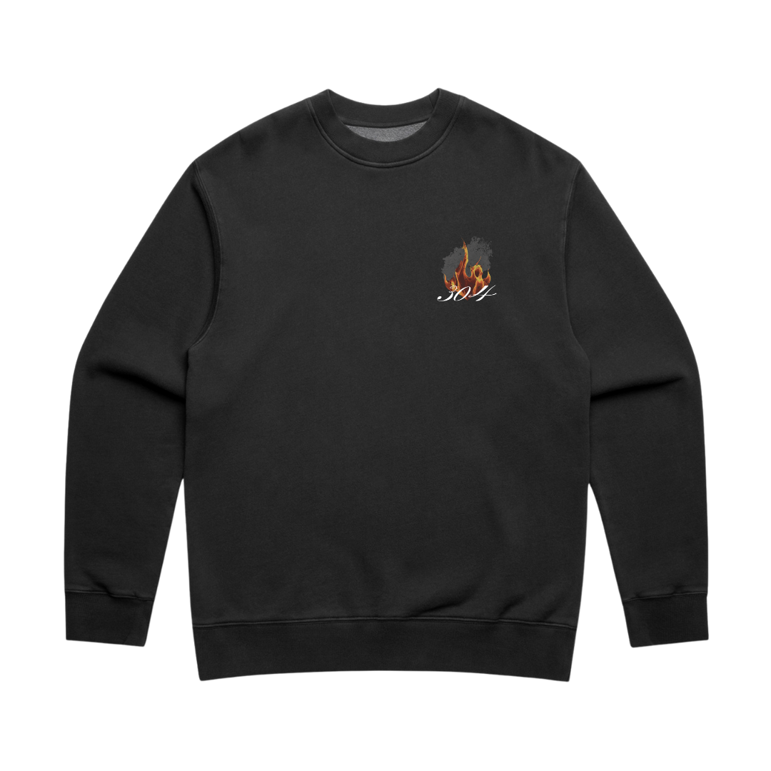 Embers Rise Heavy Sweater Faded Black