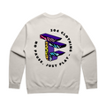 TOF Animal Style Heavy Sweater Bone