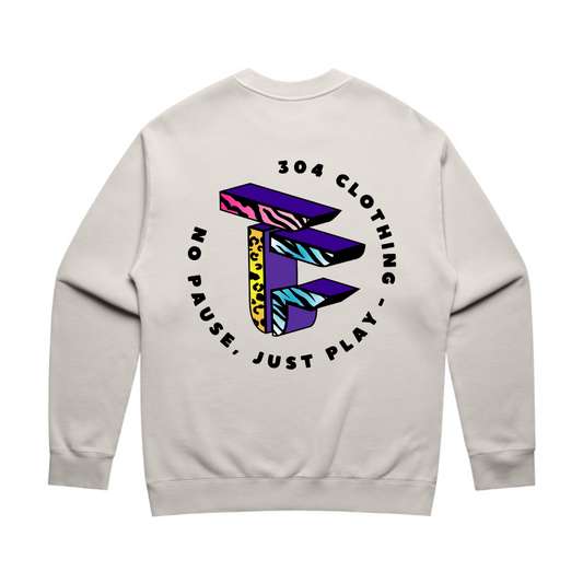 TOF Animal Style Heavy Sweater Bone