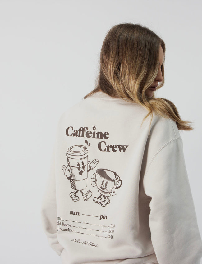304 Womens Caffeine Crew 2.0 Sweater Bone