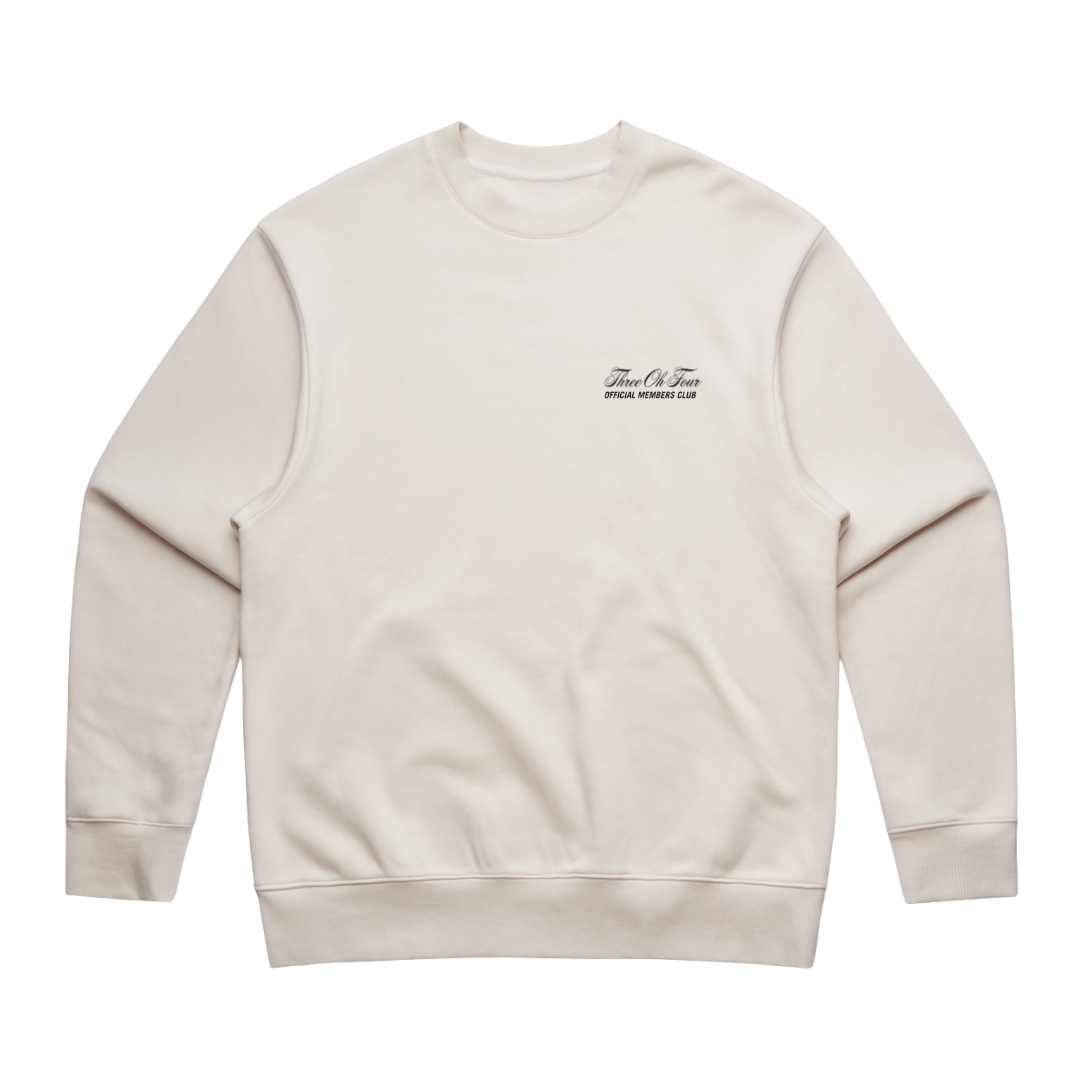 Miami Heavy Sweater Faded Bone