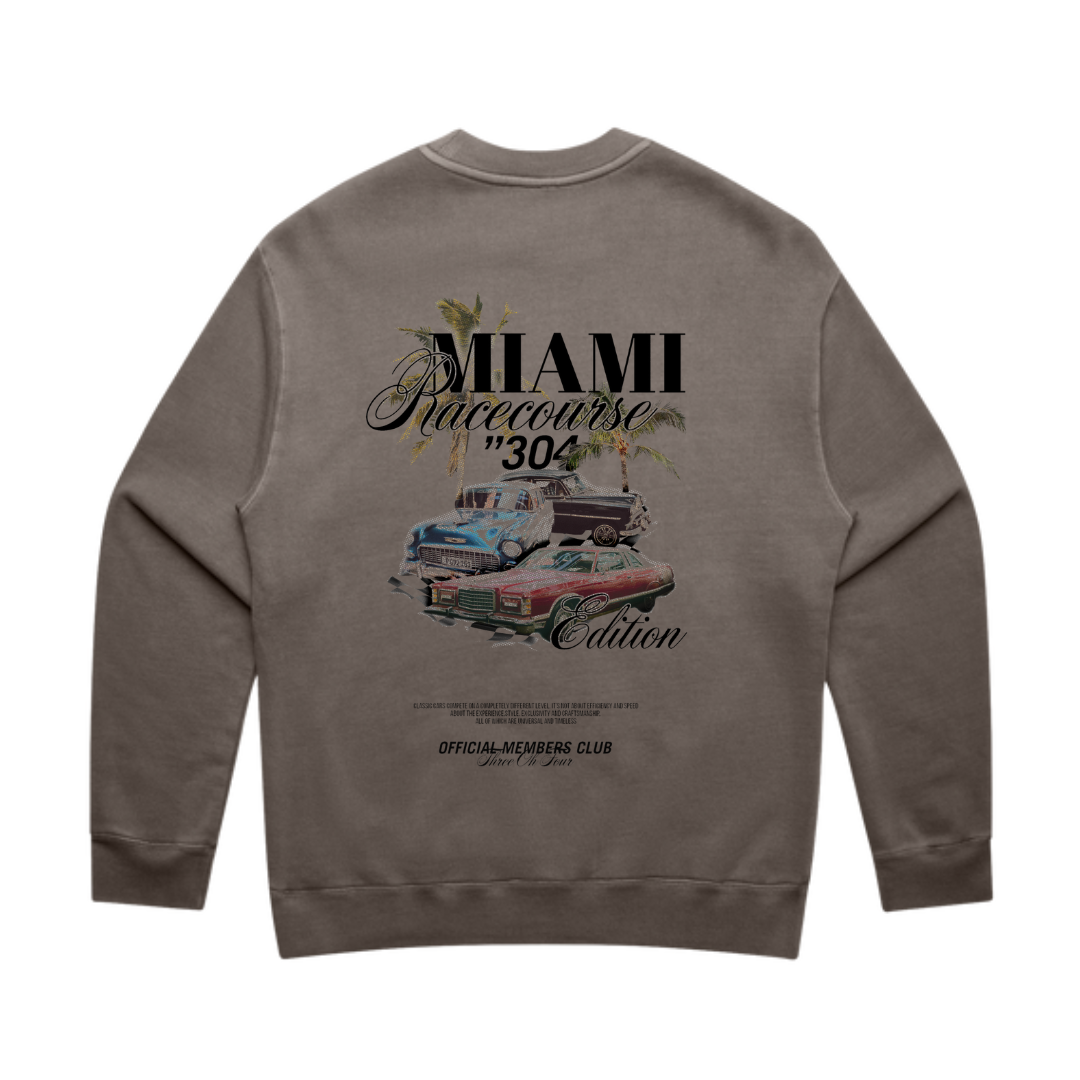 Miami Heavy Sweater Faded Grey
