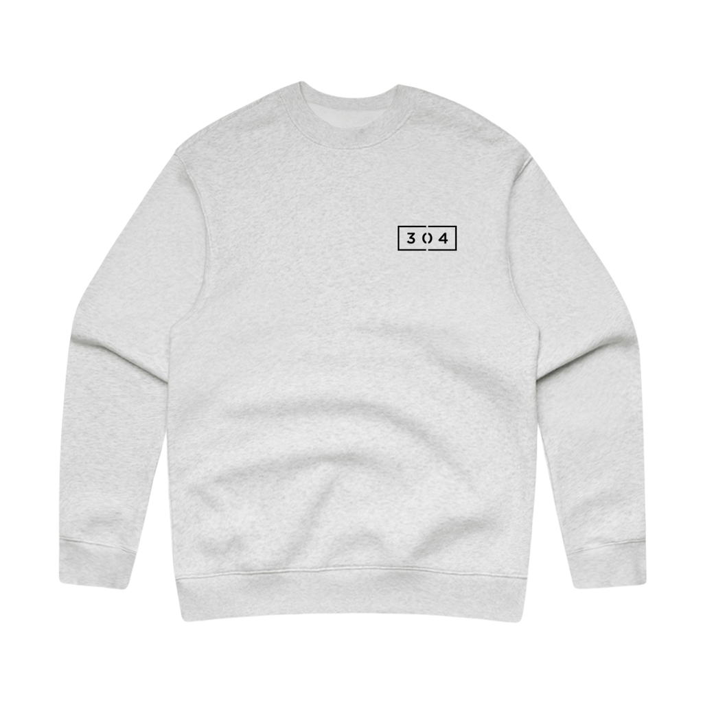 304 Essentials Sweater White Heather