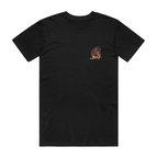 Embers Rise Heavy Faded T-Shirt Black