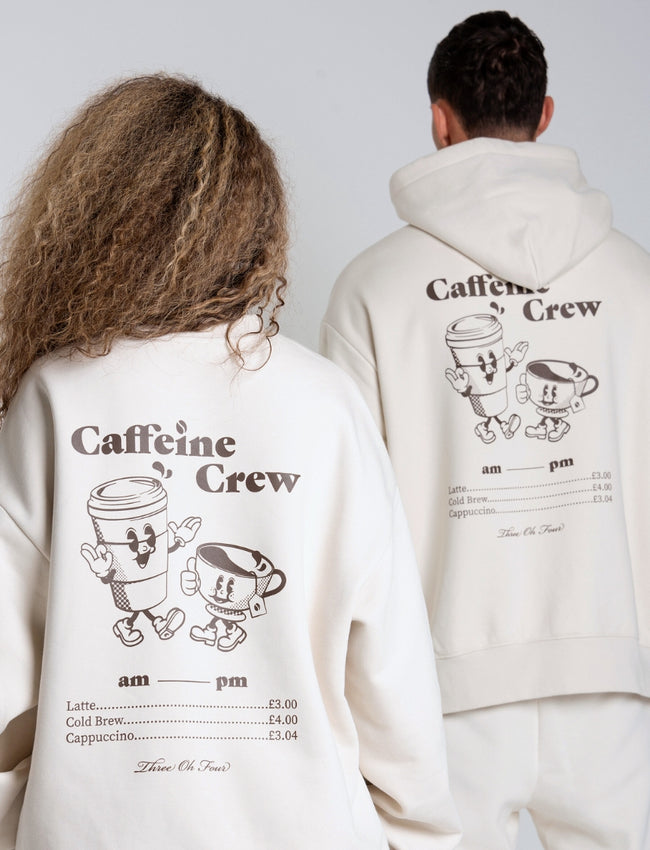 304 Mens Caffeine Crew Hood Vanilla