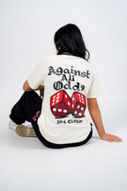 Against All Odds T-Shirt Faded Ecru