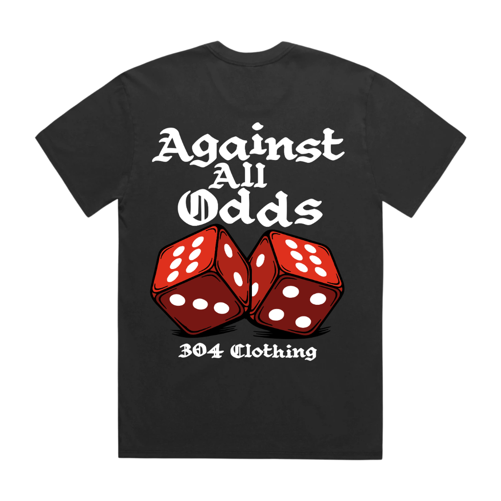 Against All Odds T-Shirt Faded Coal