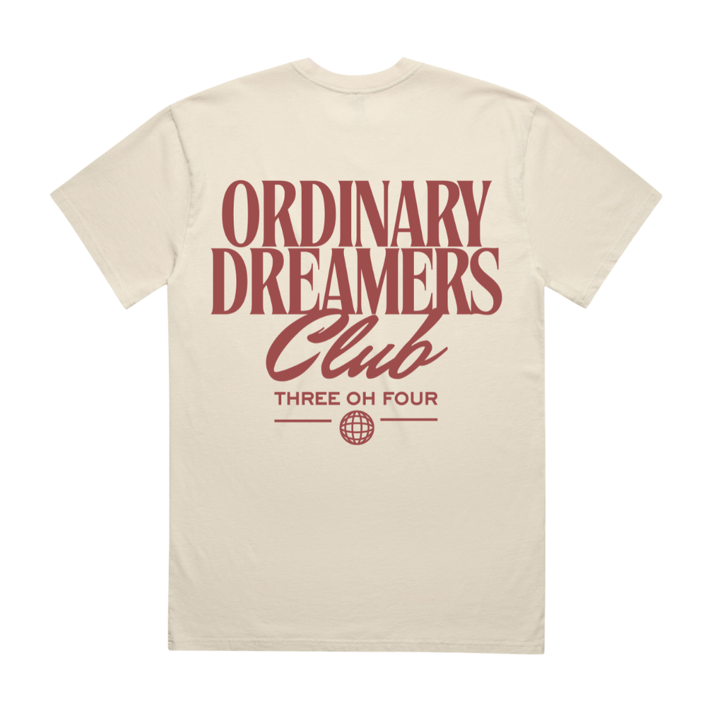 Ordinary Dreamers Club T-Shirt Faded Ecru