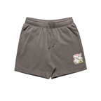 TOF Floral Shorts Faded Grey