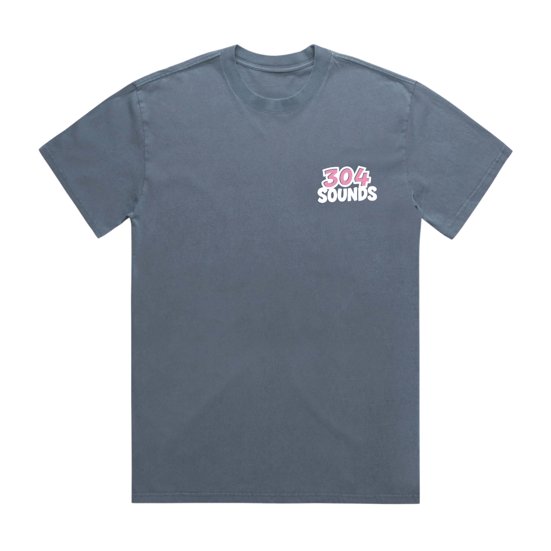 304 Sounds T-Shirt Faded Indigo