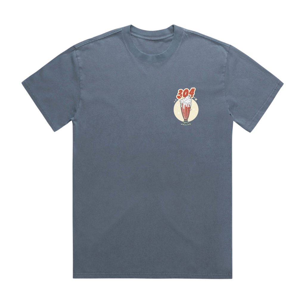 Milkshake T-Shirt Faded Indigo