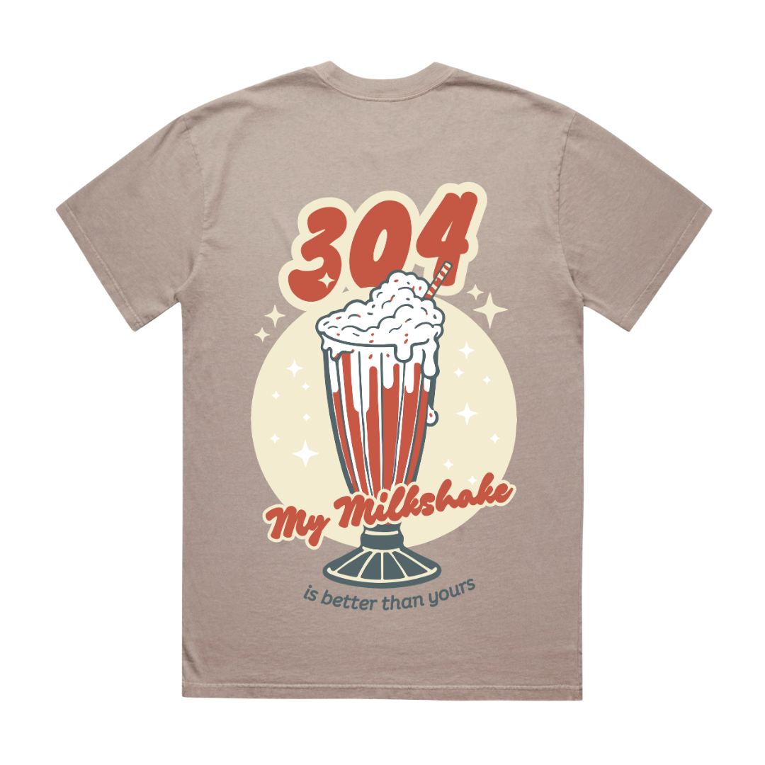 Milkshake T-Shirt Faded Mushroom