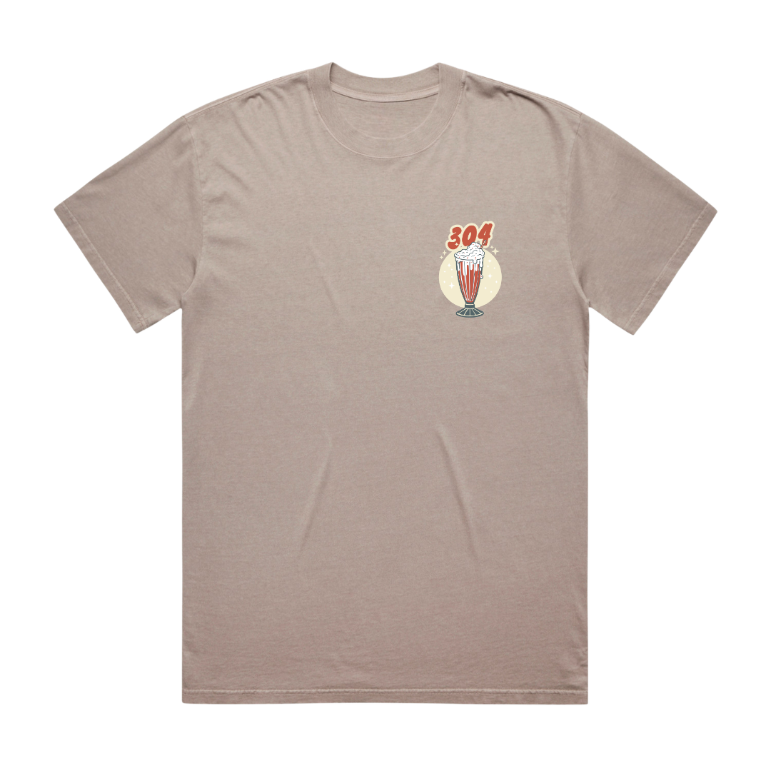 Milkshake T-Shirt Faded Mushroom