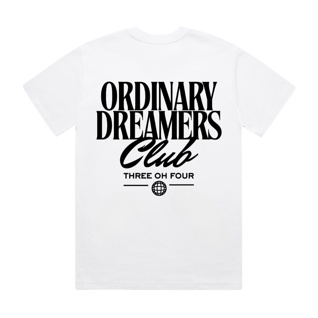 Ordinary Dreamers Club T-Shirt Faded White