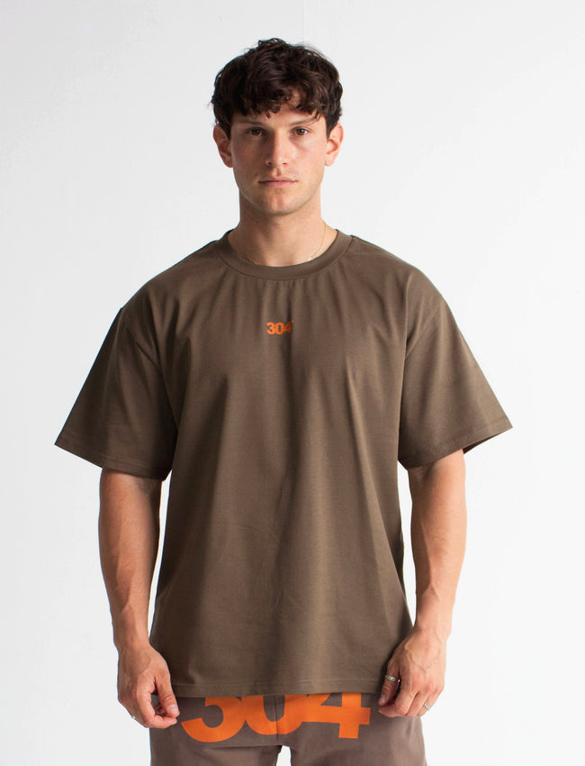 304 Mens Vital T-shirt Walnut