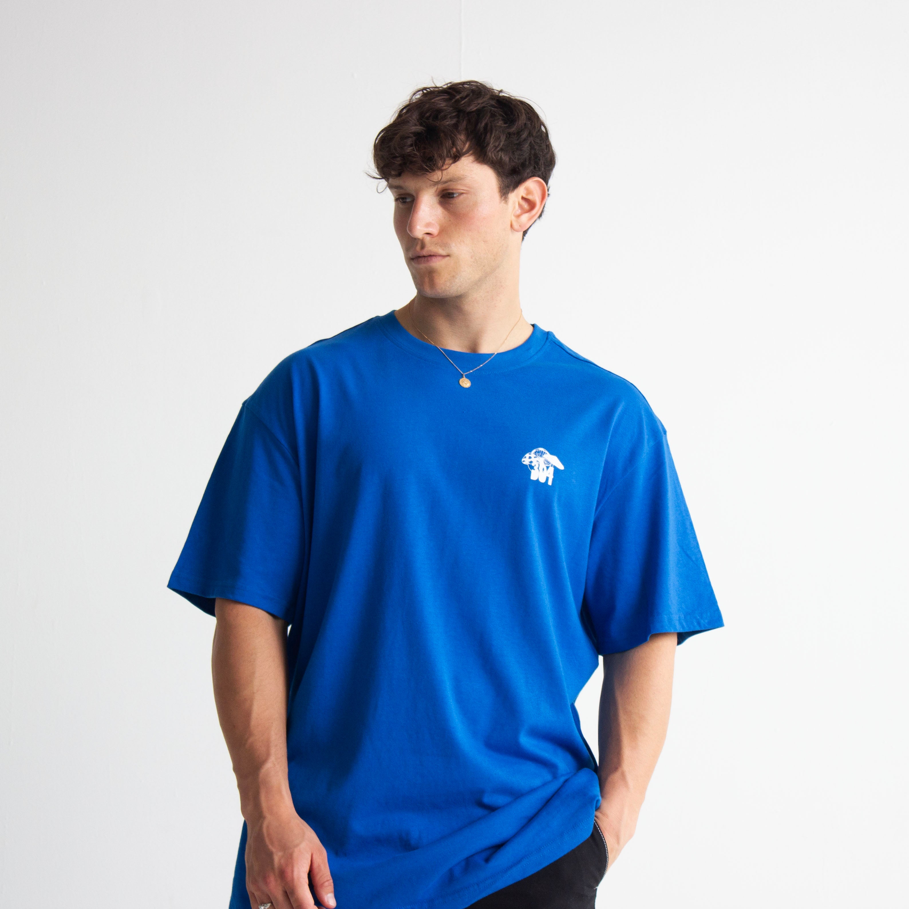 304 Mens Mushroom St T-shirt Cobalt Blue