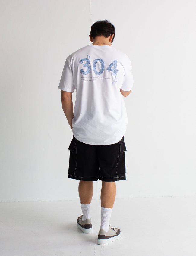 304 Mens Stand Together T-shirt White