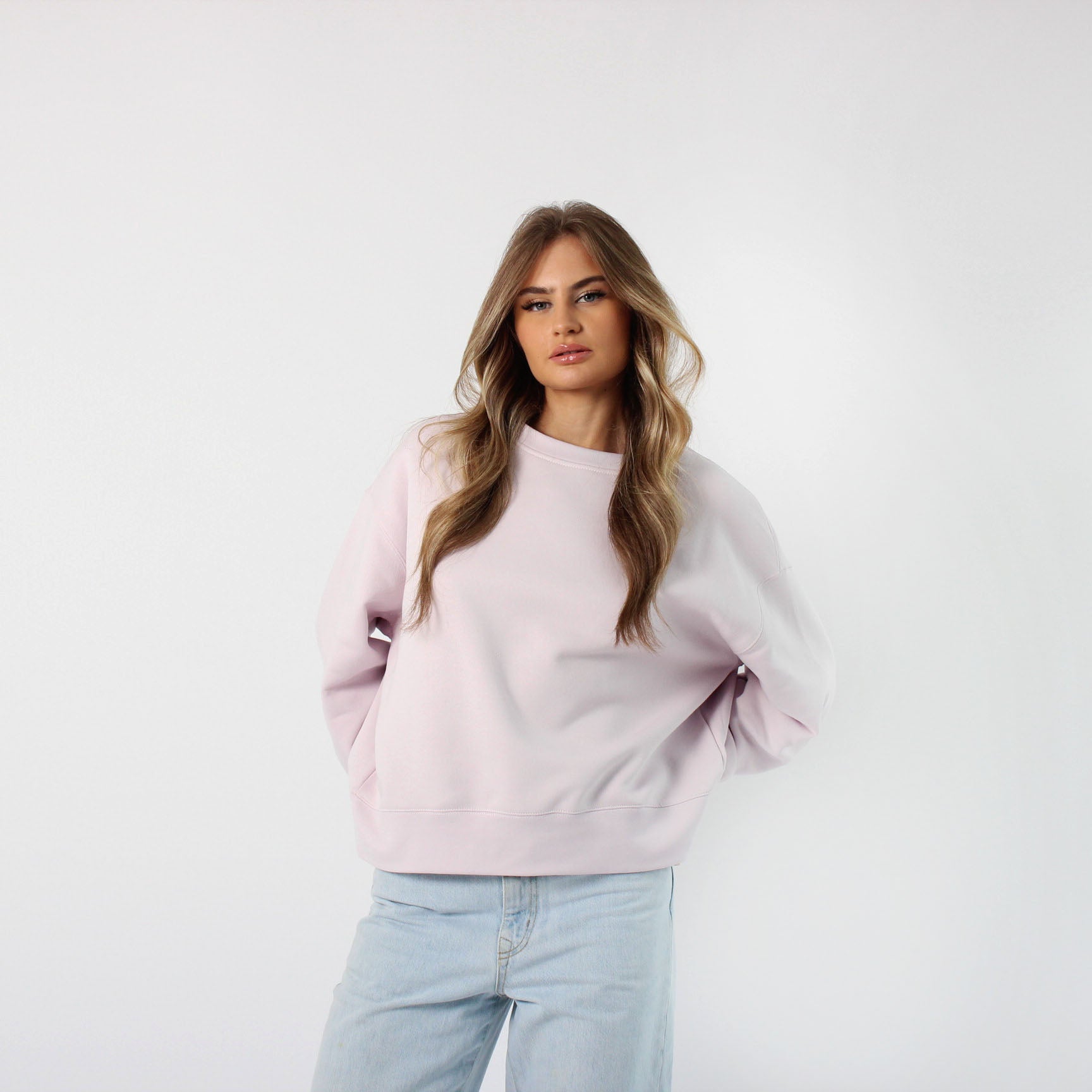 304 Womens Blanks Crew Orchid