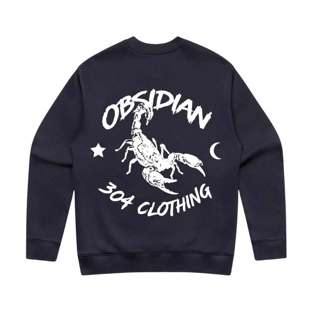 Obsidian Sweater Ink Blue