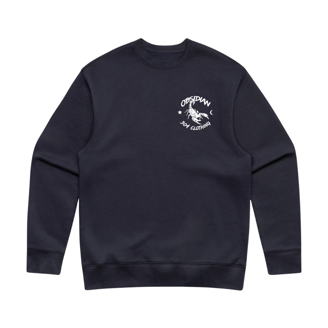 Obsidian Sweater Ink Blue