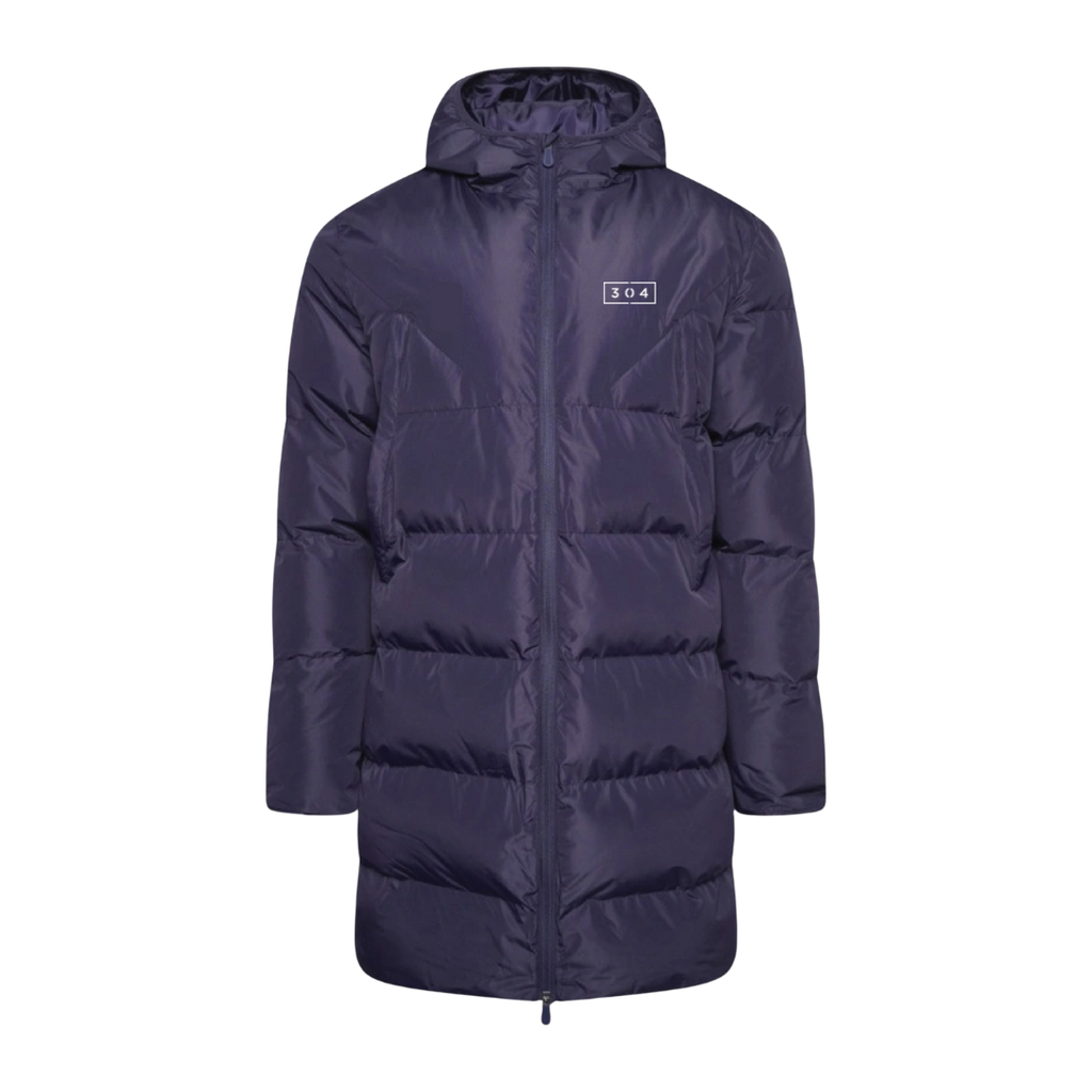 304 Classics Navy Longline Padded Jacket