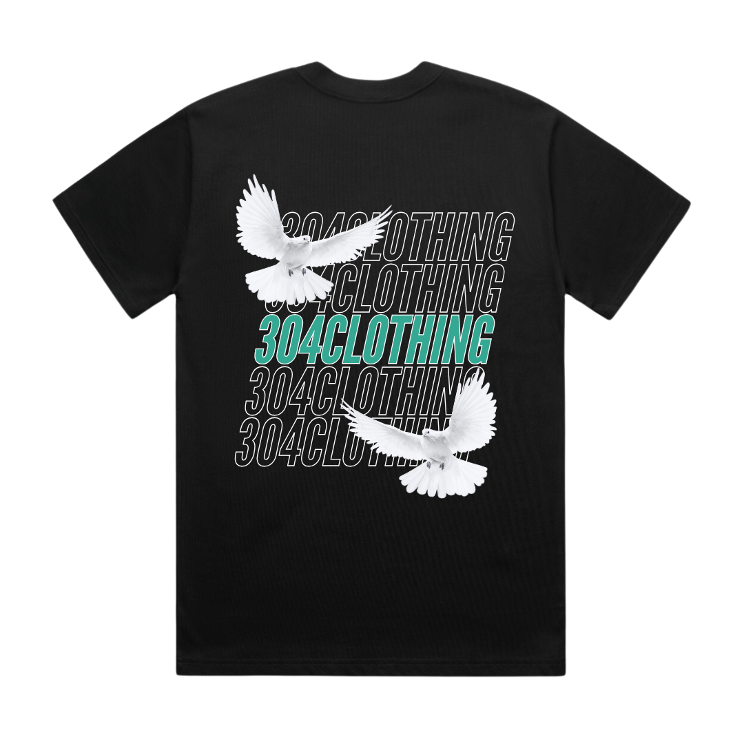 Doves Heavy T-Shirt Black