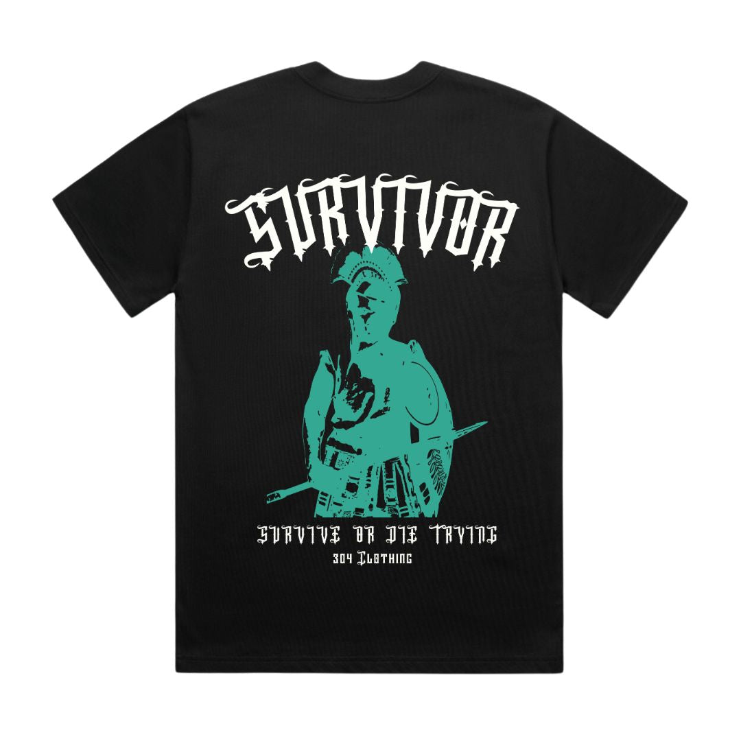 Survivor Heavy T-Shirt Black