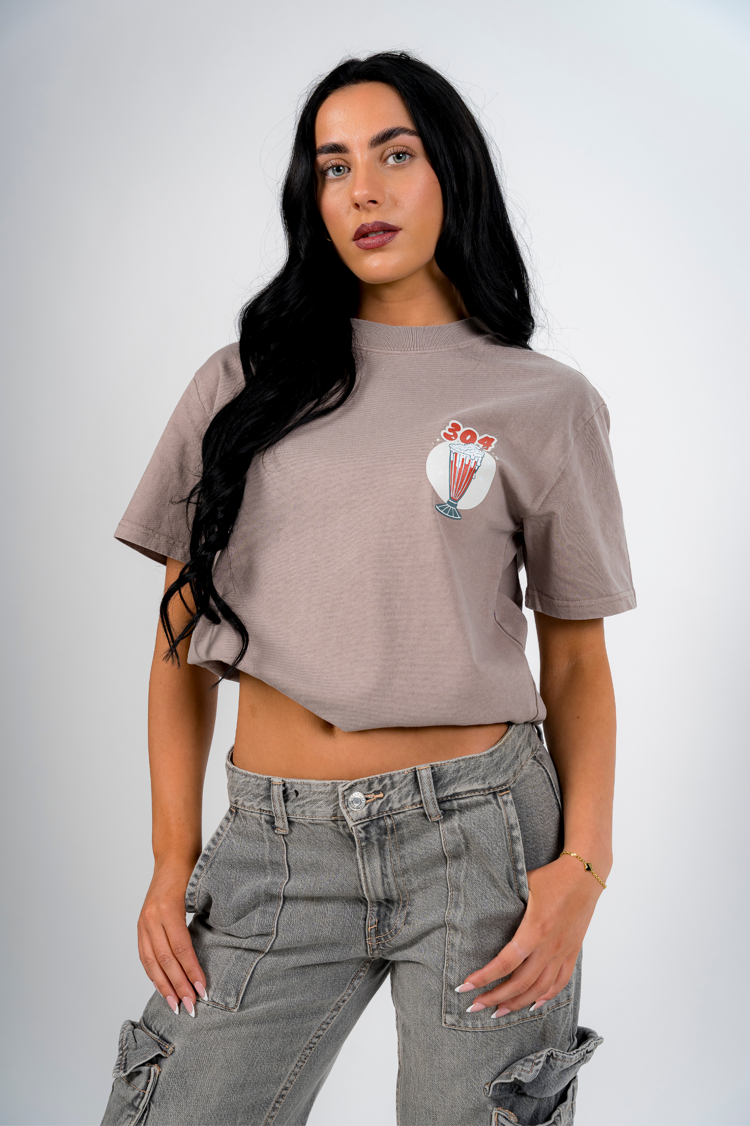 Milkshake T-Shirt Faded Mushroom
