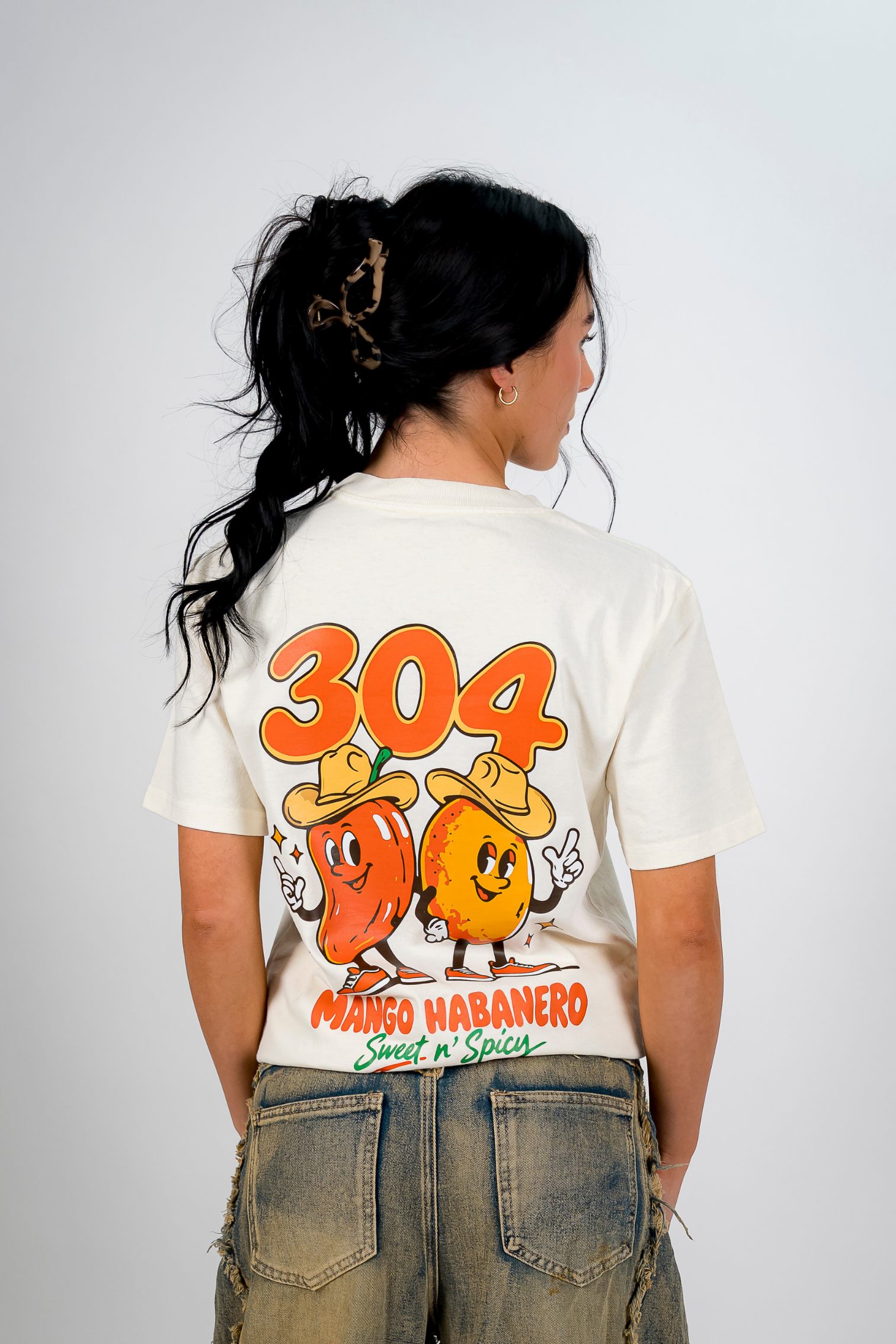 Sweet n’ Spicy T-Shirt Faded Ecru