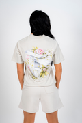 TOF Floral T-Shirt Faded Bone