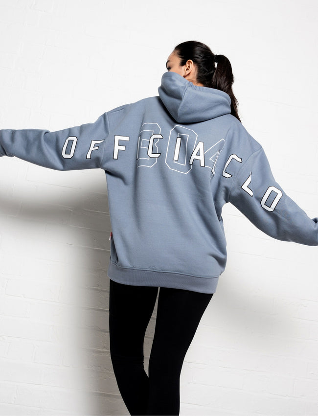 304 Womens Official Hoodie Dusty Blue (oversized)