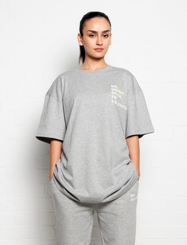 304 Womens I'm Limited Edition T-Shirt Grey (Oversized)